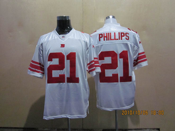 Jerseys Factory Cheap Giants #21 Kenny Phillips White Stitched N