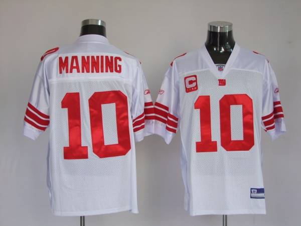 Jerseys Factory Cheap Giants Eli Manning #10 Stitched White Team - Click Image to Close