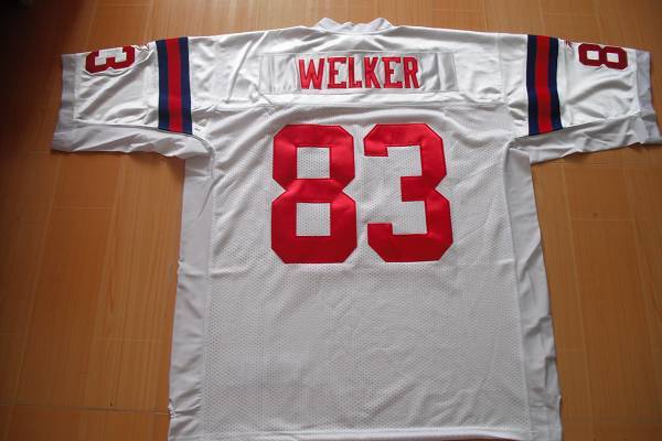 Jerseys Factory Cheap Patriots #83 Wes Welker White With AFL 50 - Click Image to Close
