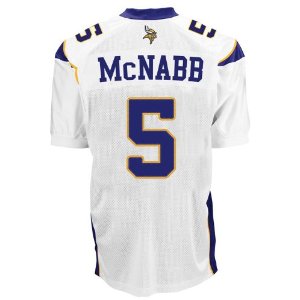 Jerseys Factory Cheap Vikings #5 Donovan McNabb White Stitched N