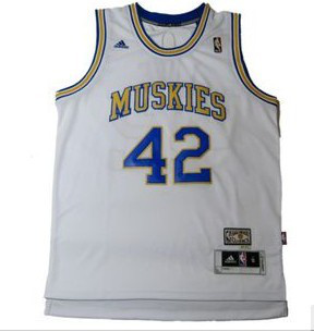 Jerseys Factory Cheap Timberwolves #42 Kevin Love White ABA Hard