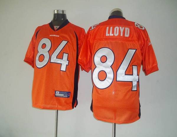 Jerseys Factory Cheap Broncos #84 Brandon Lloyd Orange Stitched - Click Image to Close