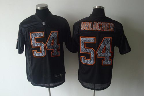 Jerseys Factory Cheap Sideline Black United Bears #54 Brian Urla