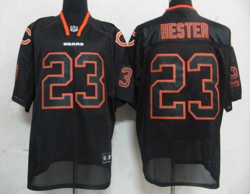Jerseys Factory Cheap Bears #23 Devin Hester Lights Out Black St