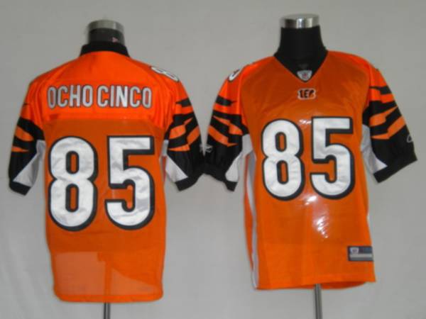 Jerseys Factory Cheap Bengals #85 Chad Ochocinco Orange Stitched - Click Image to Close