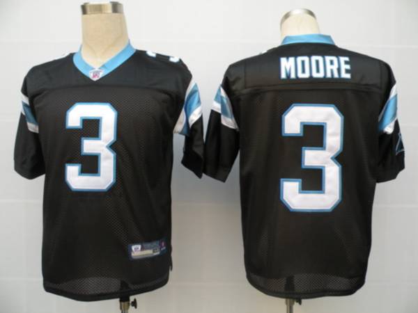 Jerseys Factory Cheap Panthers #3 Matt Moore Black Stitched NFL - Click Image to Close