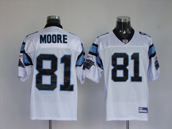 Jerseys Factory Cheap Panthers #81 Kenneth Moore White Stitched - Click Image to Close