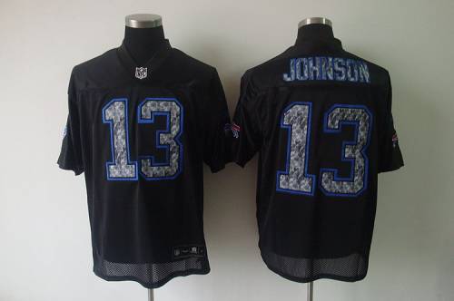 Jerseys Factory Cheap Sideline Black United Bills #13 Steve John