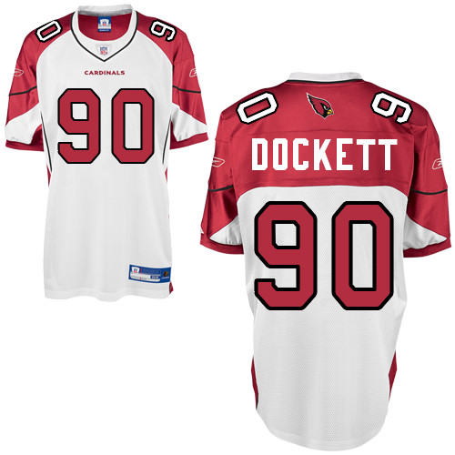 Jerseys Factory Cheap Cardinals #90 Darnell Dockett White Stitch