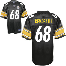 Jerseys Factory Cheap Steelers #68 Chris Kemoeatu Black Stitched