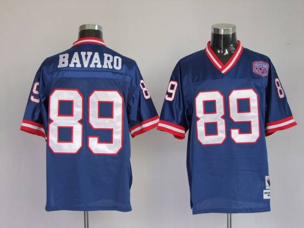 Jerseys Factory Cheap Giants #89 Mark Bavaro Blue Stitched NFL J - Click Image to Close