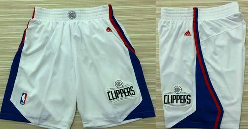 Jerseys Factory Cheap Los Angeles Clippers White NBA Shorts