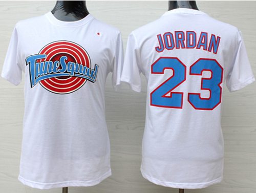 Jerseys Factory Cheap Space Jam Tune Squad #23 Michael Jordan Wh