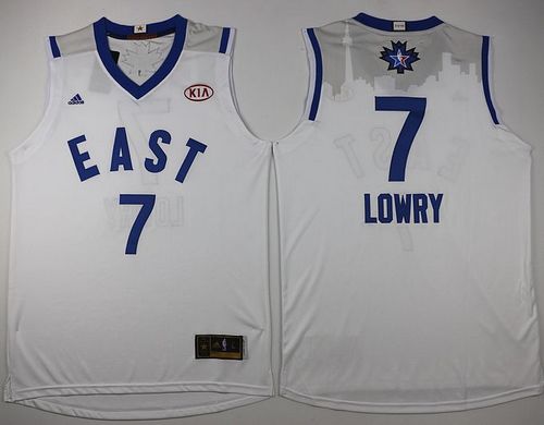 Jerseys Factory Cheap Raptors #7 Kyle Lowry White 2016 All Star