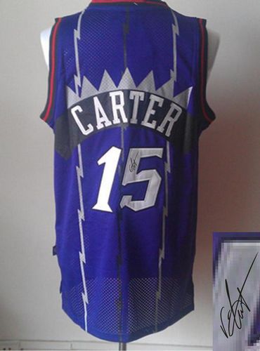 Jerseys Factory Cheap Revolution 30 Autographed Raptors #15 Vinc