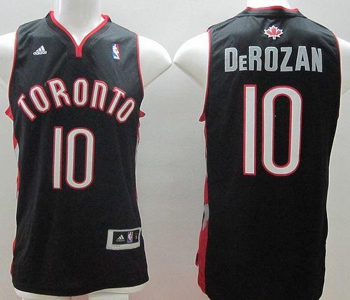 Jerseys Factory Cheap Revolution 30 Raptors #10 DeMar DeRozan Bl