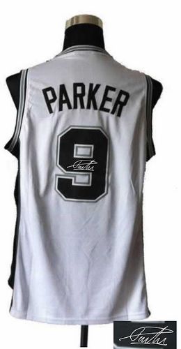 Jerseys Factory Cheap Revolution 30 Autographed Spurs #9 Tony Pa