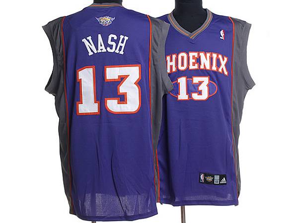 Jerseys Factory Cheap Suns #13 Steve Nash Stitched Purple NBA Je - Click Image to Close