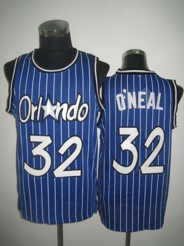 Jerseys Factory Cheap Magic #32 Shaquille O'Neal Blue Throwback