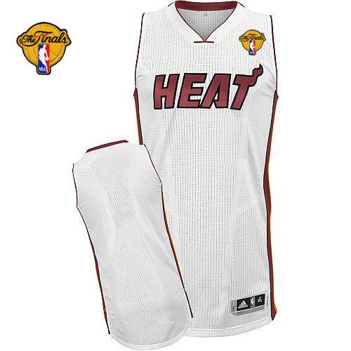 Jerseys Factory Cheap Revolution 30 Heat Blank White Finals Patc