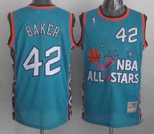 Jerseys Factory Cheap Mitchell And Ness Bucks #42 Vin Baker Ligh