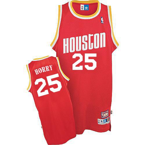 Jerseys Factory Cheap Rockets #25 Robert Horry Red Throwback Sti
