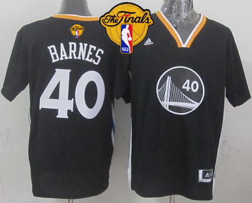 Jerseys Factory Cheap Warriors #40 Harrison Barnes Black New Alt
