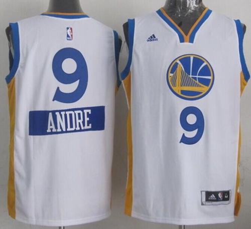 Jerseys Factory Cheap Warriors #9 Andre Iguodala White 2014-15 C