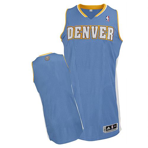Jerseys Factory Cheap Revolution 30 Nuggets Blank Baby Blue Stit