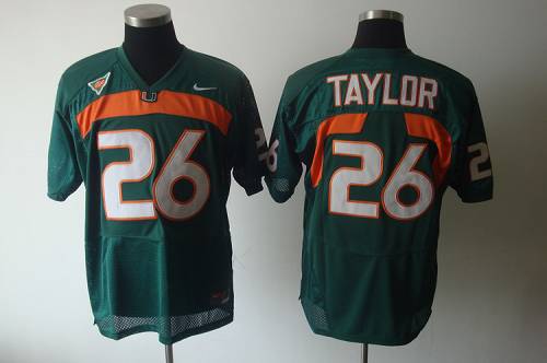Jerseys Factory Cheap Hurricanes #26 Sean Taylor Green Embroider