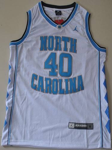 Jerseys Factory Cheap North Carolina #40 Harrison Barnes White E
