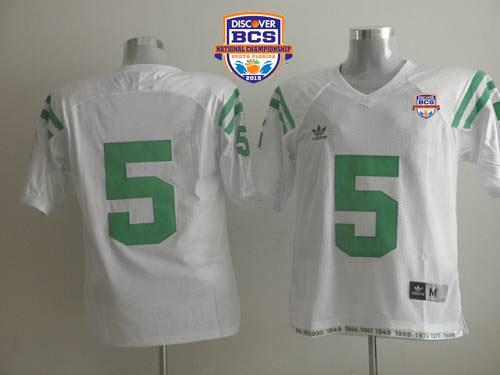 Jerseys Factory Cheap Dame #5 Fighting Irish White 2013 BCS Nati