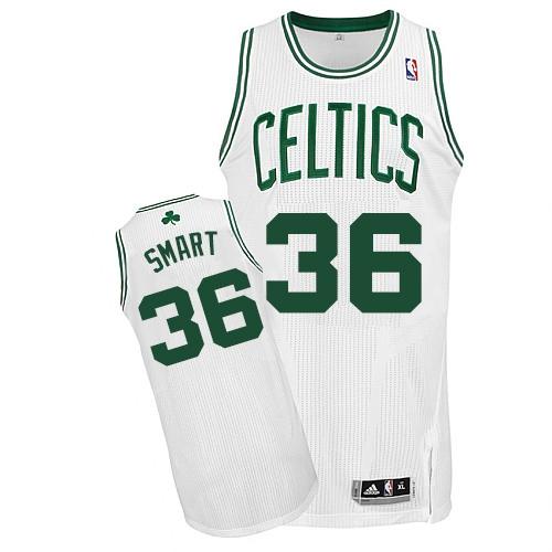 Jerseys Factory Cheap Revolution 30 Celtics #36 Marcus Smart Whi