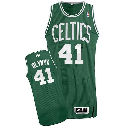 Jerseys Factory Cheap Revolution 30 Celtics #41 Kelly Olynyk Gre