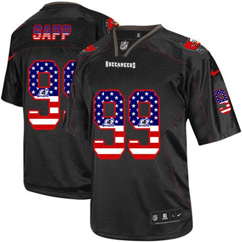 Jerseys Factory Cheap Nike Buccaneers #99 Warren Sapp Black Men'