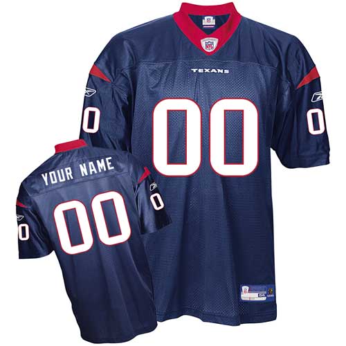 Jerseys Factory Cheap Texans Personalized Authentic Blue NFL Jer