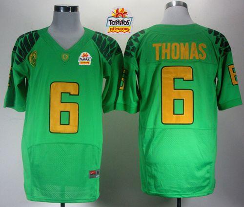 Jerseys Factory Cheap Ducks #6 De'Anthony Thomas Green Elite PAC