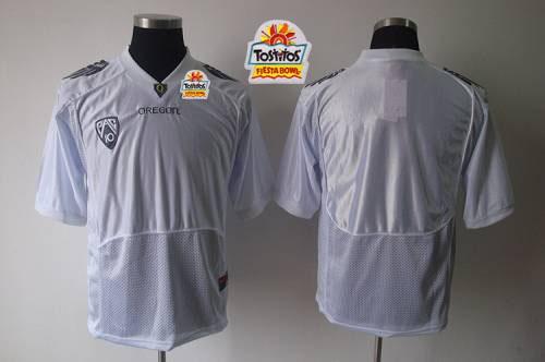 Jerseys Factory Cheap Ducks Blank White Tostitos Fiesta Bowl Emb