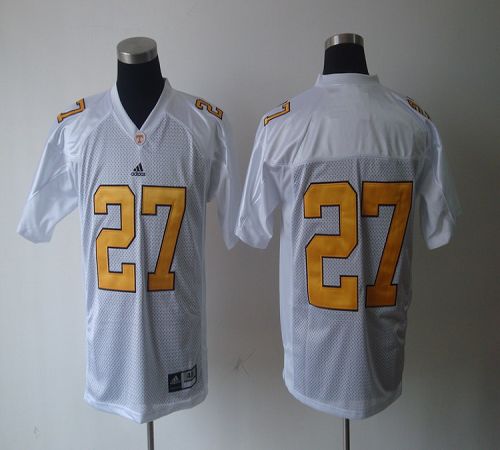 Jerseys Factory Cheap Vols #27 Arian Foster White Embroidered NC