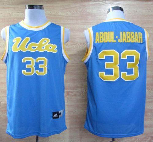 Jerseys Factory Cheap Bruins #33 Kareem Abdul-Jabbar Blue Basket