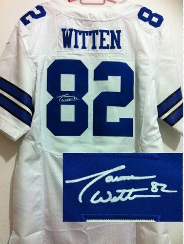 Jerseys Factory Cheap Nike Cowboys #82 Jason Witten White Men's