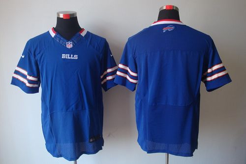 Jerseys Factory Cheap Nike Bills Blank Royal Blue Team Color Men