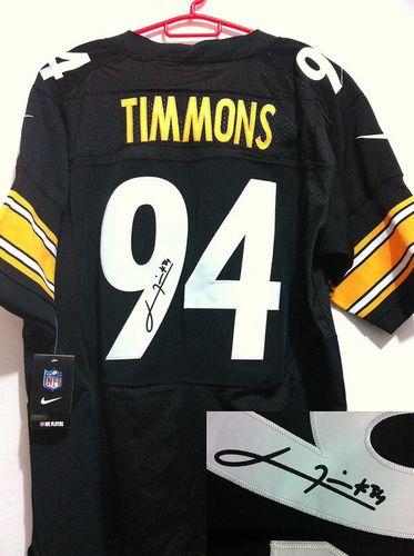 Jerseys Factory Cheap Nike Steelers #94 Lawrence Timmons Black T