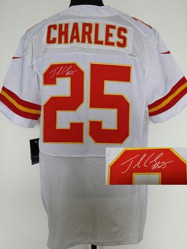 Jerseys Factory Cheap Nike Chiefs #25 Jamaal Charles White Men's