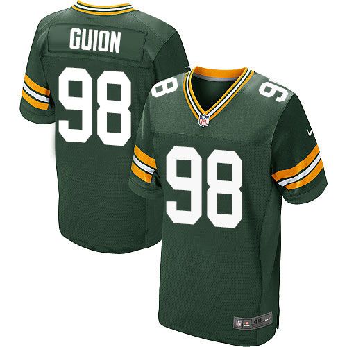 Jerseys Factory Cheap Nike Packers #98 Letroy Guion Green Team C