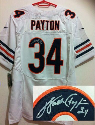 Jerseys Factory Cheap Nike Bears #34 Walter Payton White Men's S