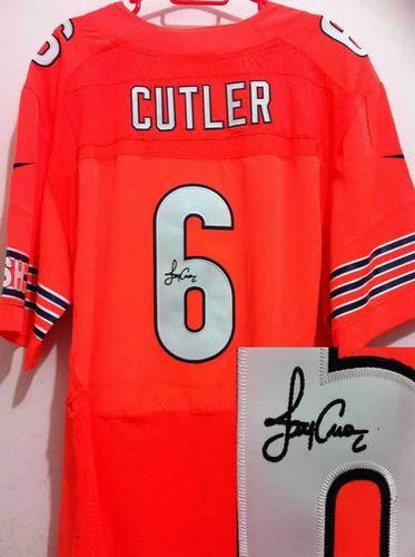 Jerseys Factory Cheap Nike Bears #6 Jay Cutler Orange Alternate