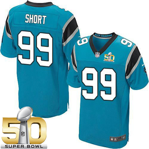 Jerseys Factory Cheap Nike Panthers #99 Kawann Short Blue Altern