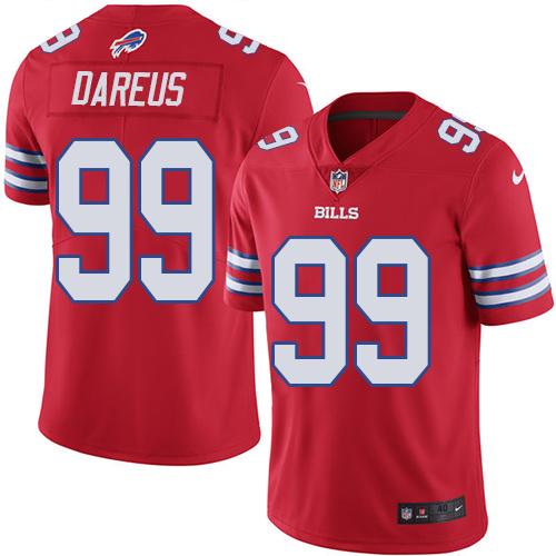 Jerseys Factory Cheap Nike Bills #99 Marcell Dareus Red Men's St