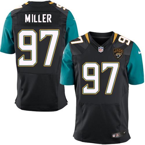 Jerseys Factory Cheap Nike Jaguars #97 Roy Miller Black Alternat